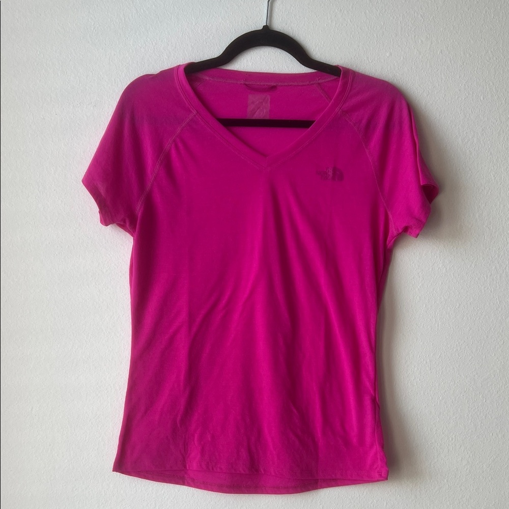 The North Face Bright Pink Short Sleeve Tee